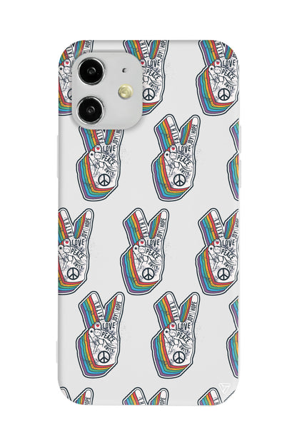 Peacefully Lansman Model İçi Kadife Silikon Telefon Kılıfı