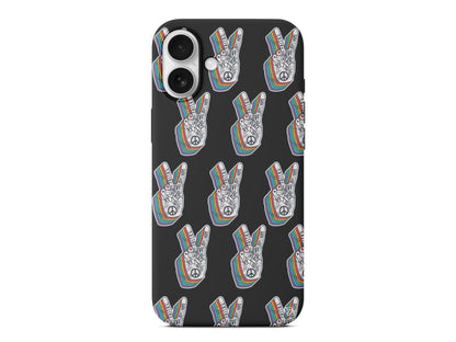 Peacefully Lansman Model İçi Kadife Silikon Telefon Kılıfı