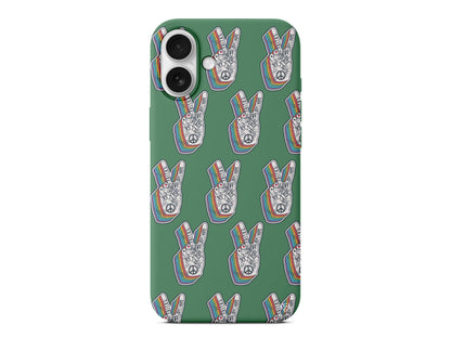 Peacefully Lansman Model İçi Kadife Silikon Telefon Kılıfı