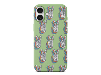 Peacefully Lansman Model İçi Kadife Silikon Telefon Kılıfı – Plus Serisine Özel