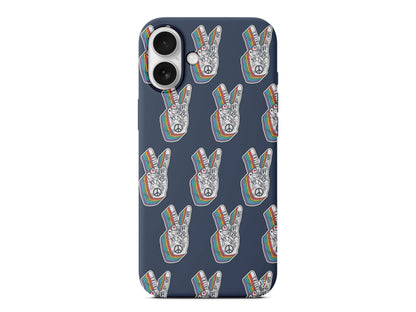 Peacefully Lansman Model İçi Kadife Silikon Telefon Kılıfı