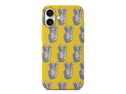 Peacefully Lansman Model İçi Kadife Silikon Telefon Kılıfı – Plus Serisine Özel