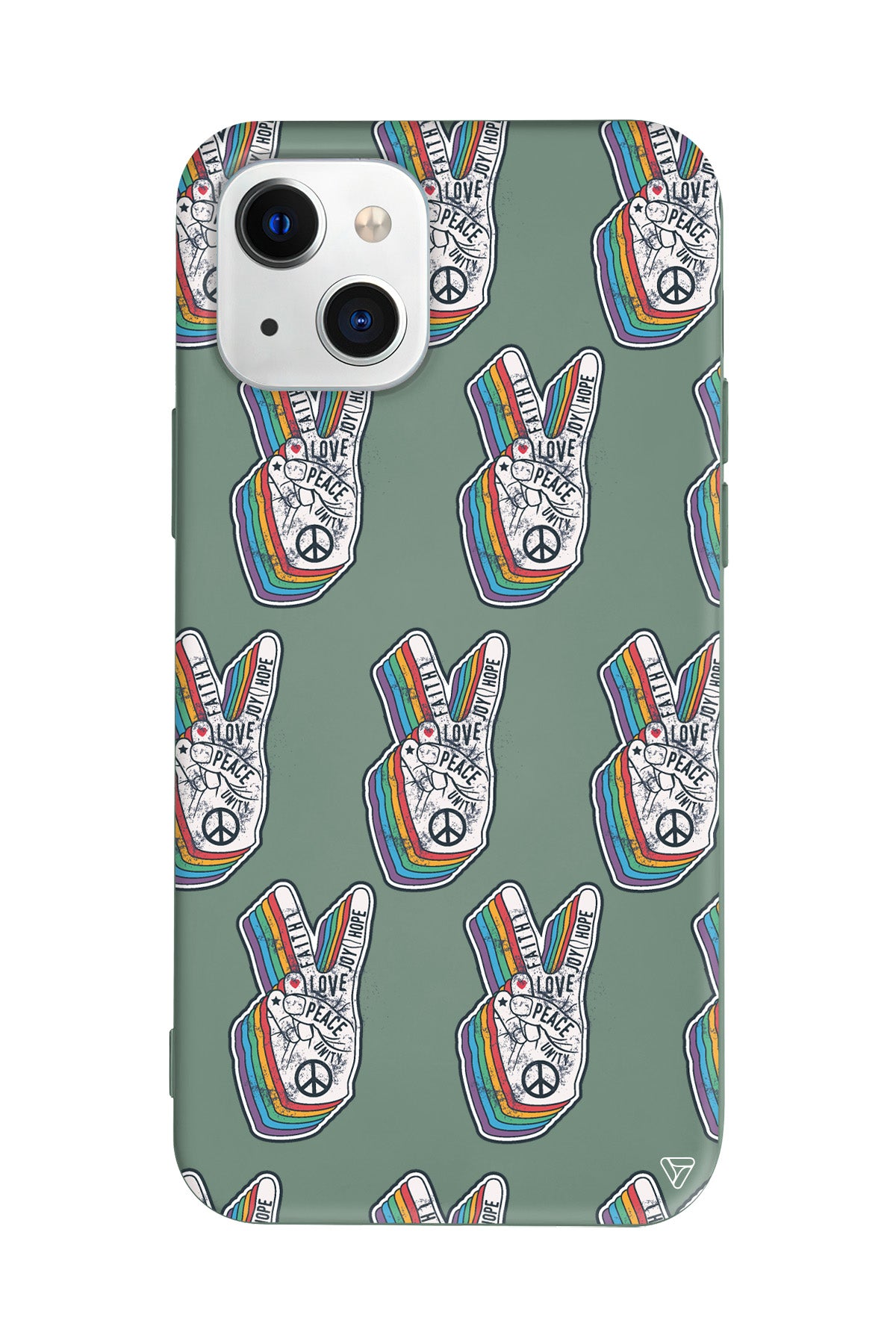 Peacefully Lansman Model İçi Kadife Silikon Telefon Kılıfı