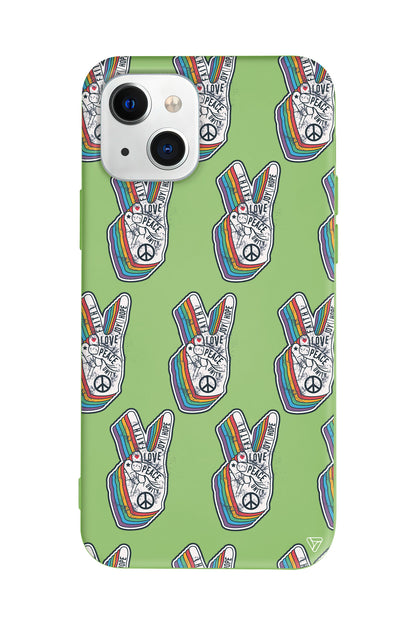 Peacefully Lansman Model İçi Kadife Silikon Telefon Kılıfı – Plus Serisine Özel