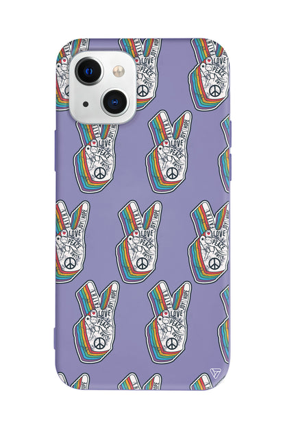 Peacefully Lansman Model İçi Kadife Silikon Telefon Kılıfı