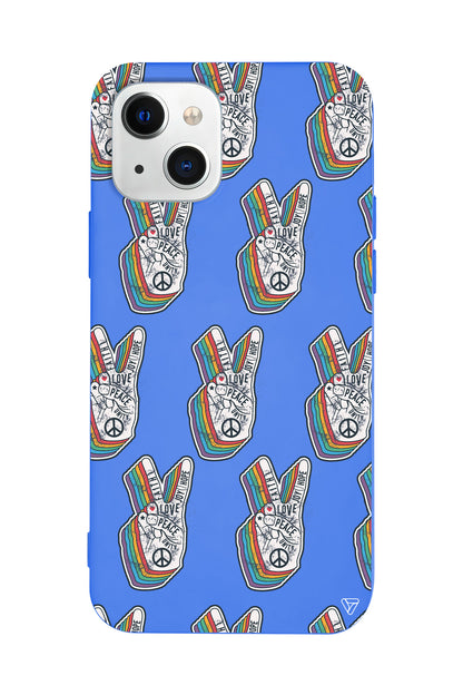 Peacefully Lansman Model İçi Kadife Silikon Telefon Kılıfı