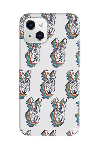 Peacefully Lansman Model İçi Kadife Silikon Telefon Kılıfı