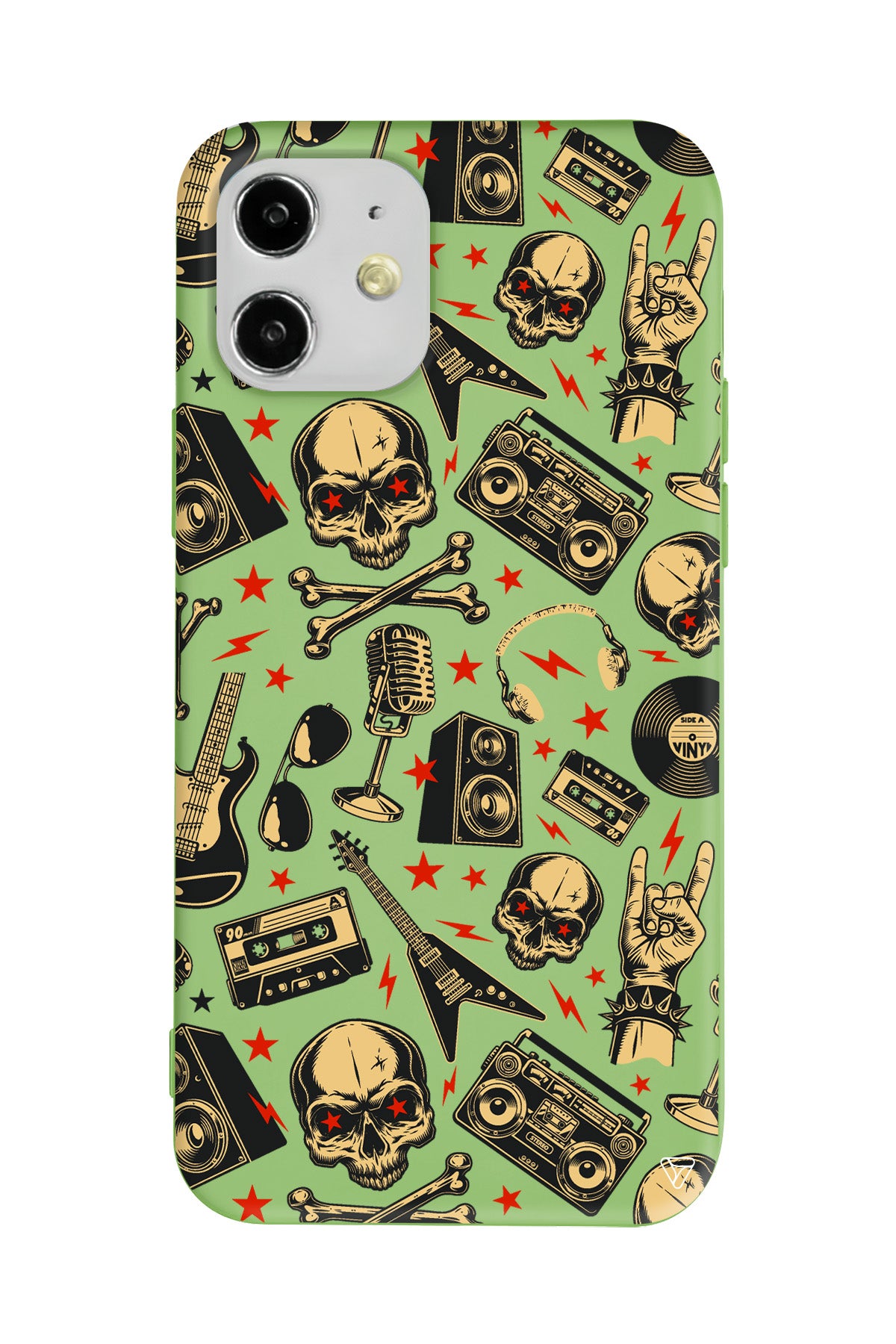 Rock Lansman Model İçi Kadife Silikon Telefon Kılıfı