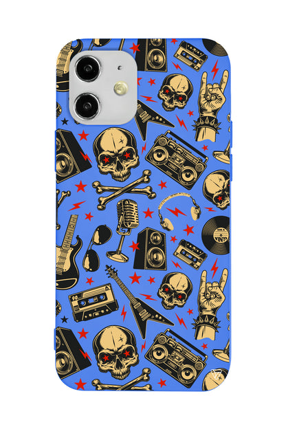 Rock Lansman Model İçi Kadife Silikon Telefon Kılıfı