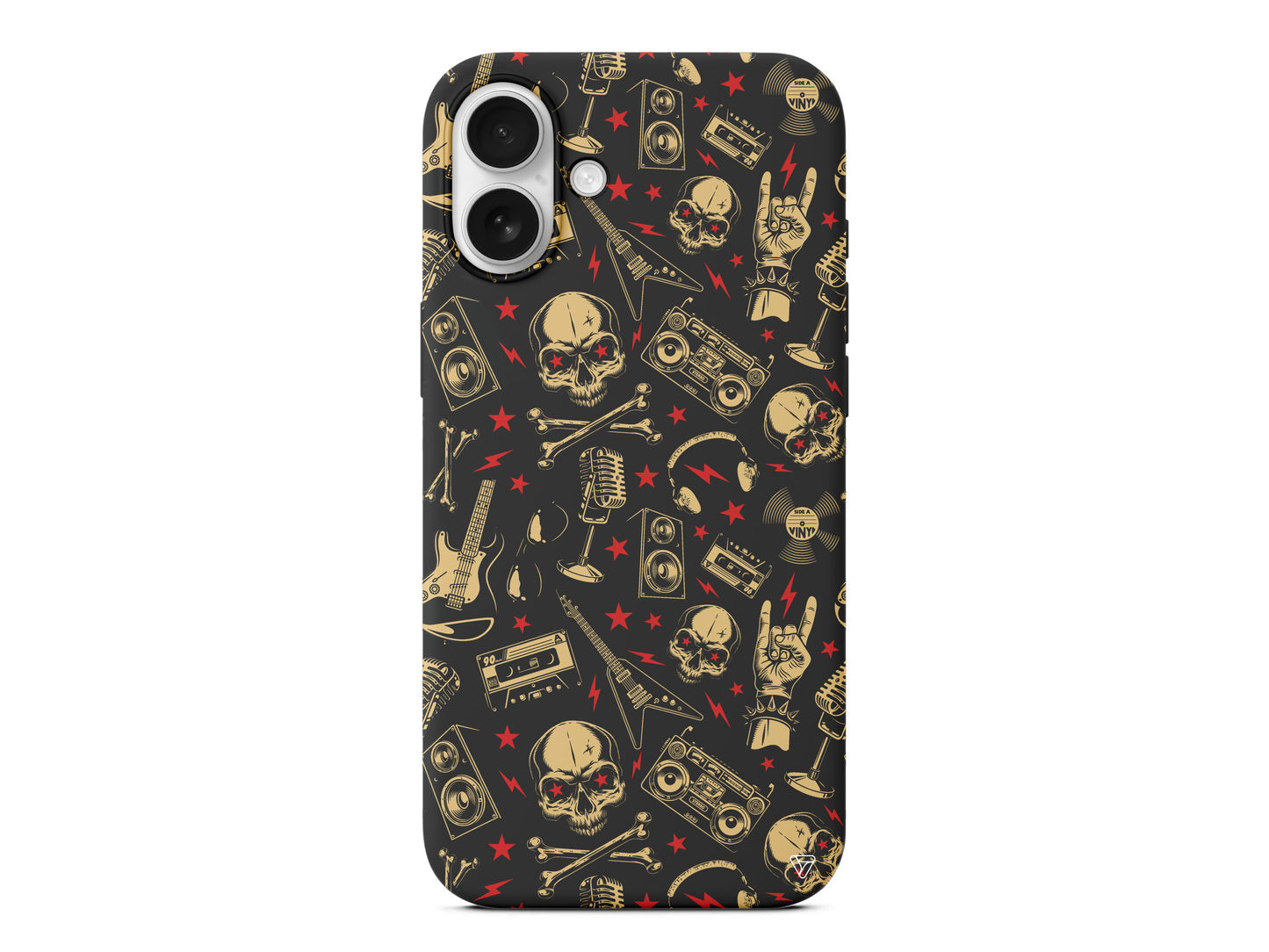 Rock Lansman Model İçi Kadife Silikon Telefon Kılıfı