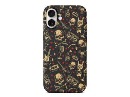 Rock Lansman Model İçi Kadife Silikon Telefon Kılıfı – Plus Serisine Özel