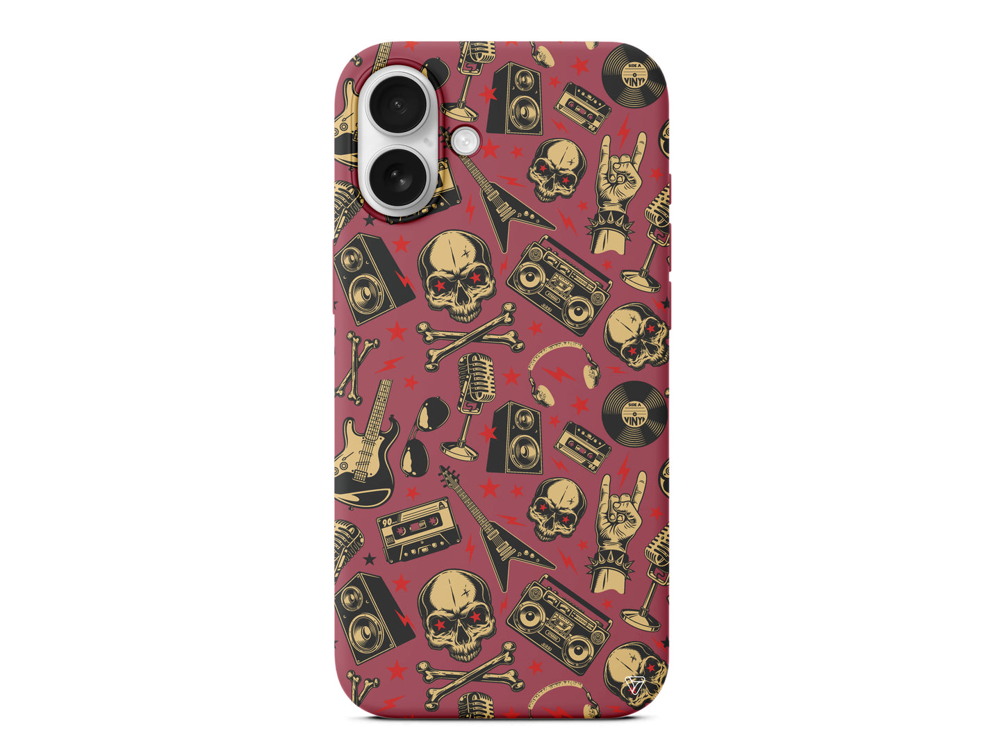 Rock Lansman Model İçi Kadife Silikon Telefon Kılıfı