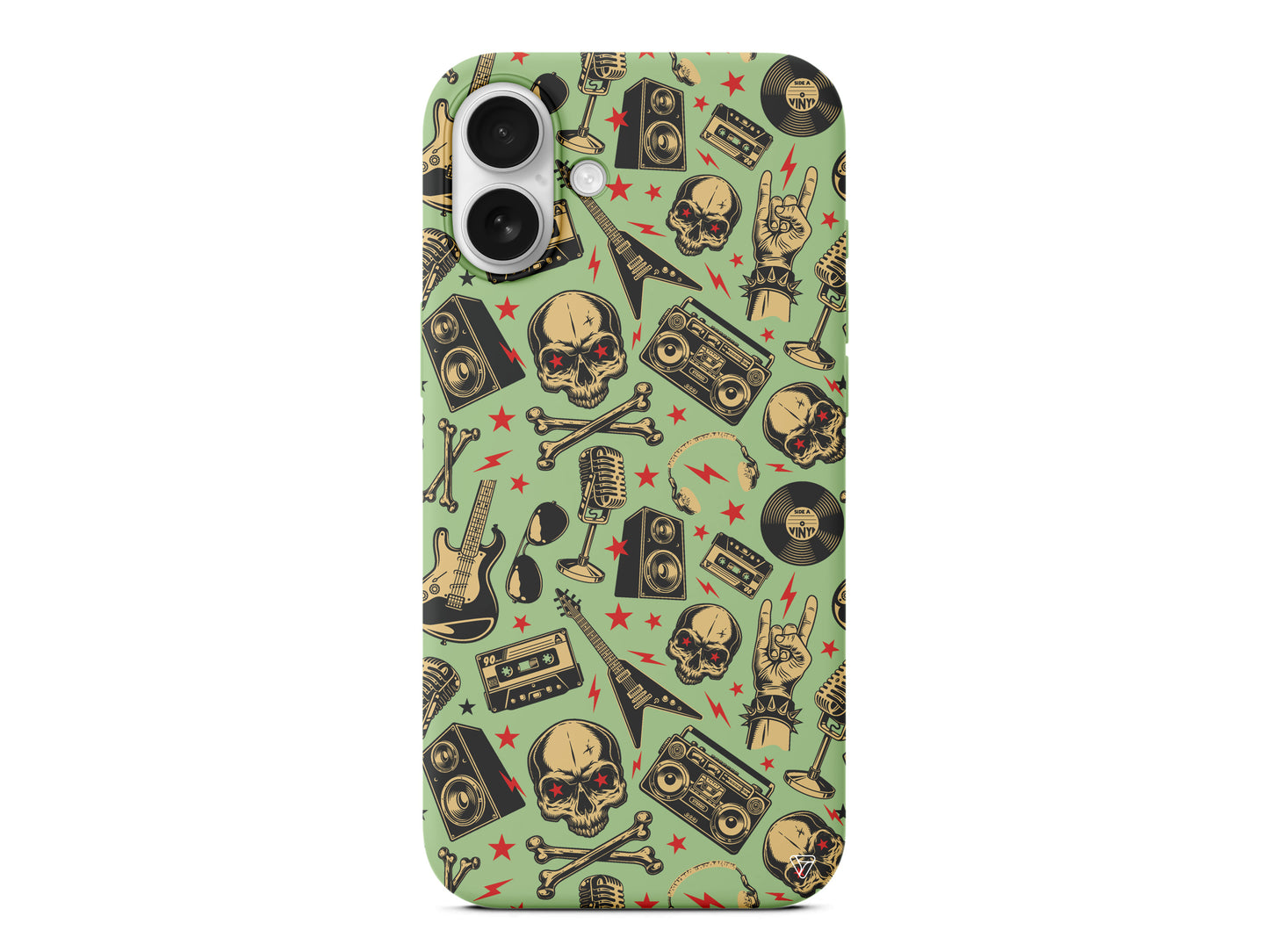 Rock Lansman Model İçi Kadife Silikon Telefon Kılıfı