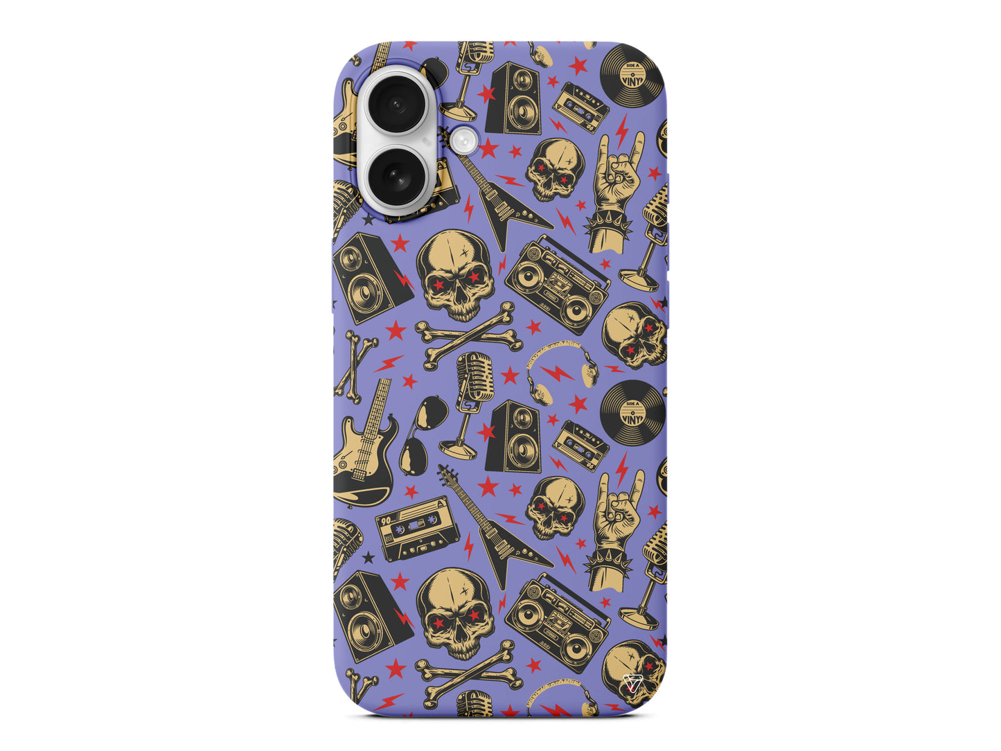 Rock Lansman Model İçi Kadife Silikon Telefon Kılıfı – Plus Serisine Özel