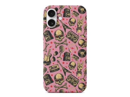 Rock Lansman Model İçi Kadife Silikon Telefon Kılıfı – Plus Serisine Özel