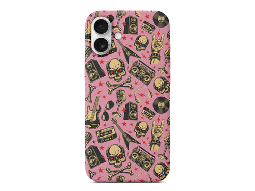 Rock Lansman Model İçi Kadife Silikon Telefon Kılıfı – Plus Serisine Özel