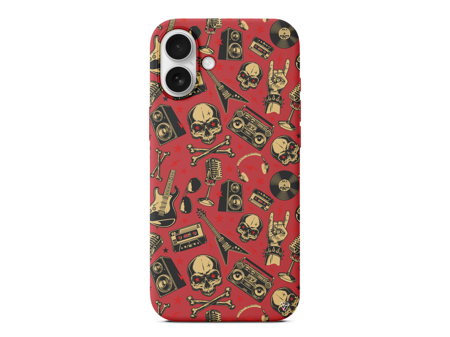 Rock Lansman Model İçi Kadife Silikon Telefon Kılıfı – Plus Serisine Özel