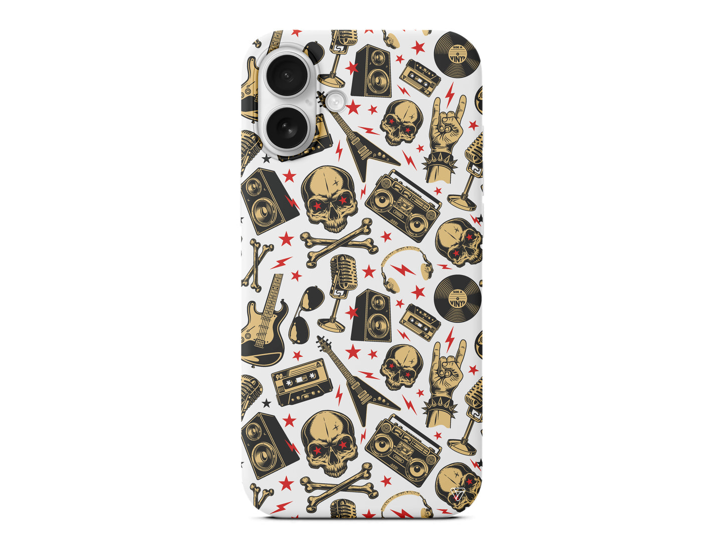 Rock Lansman Model İçi Kadife Silikon Telefon Kılıfı