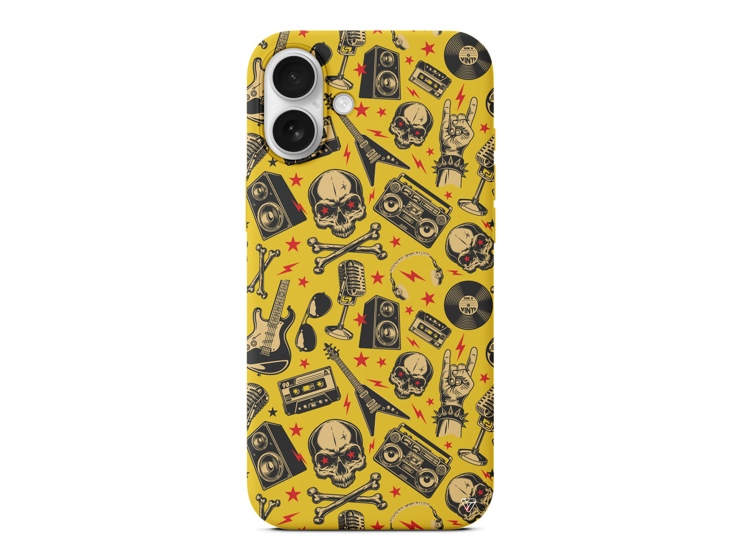 Rock Lansman Model İçi Kadife Silikon Telefon Kılıfı