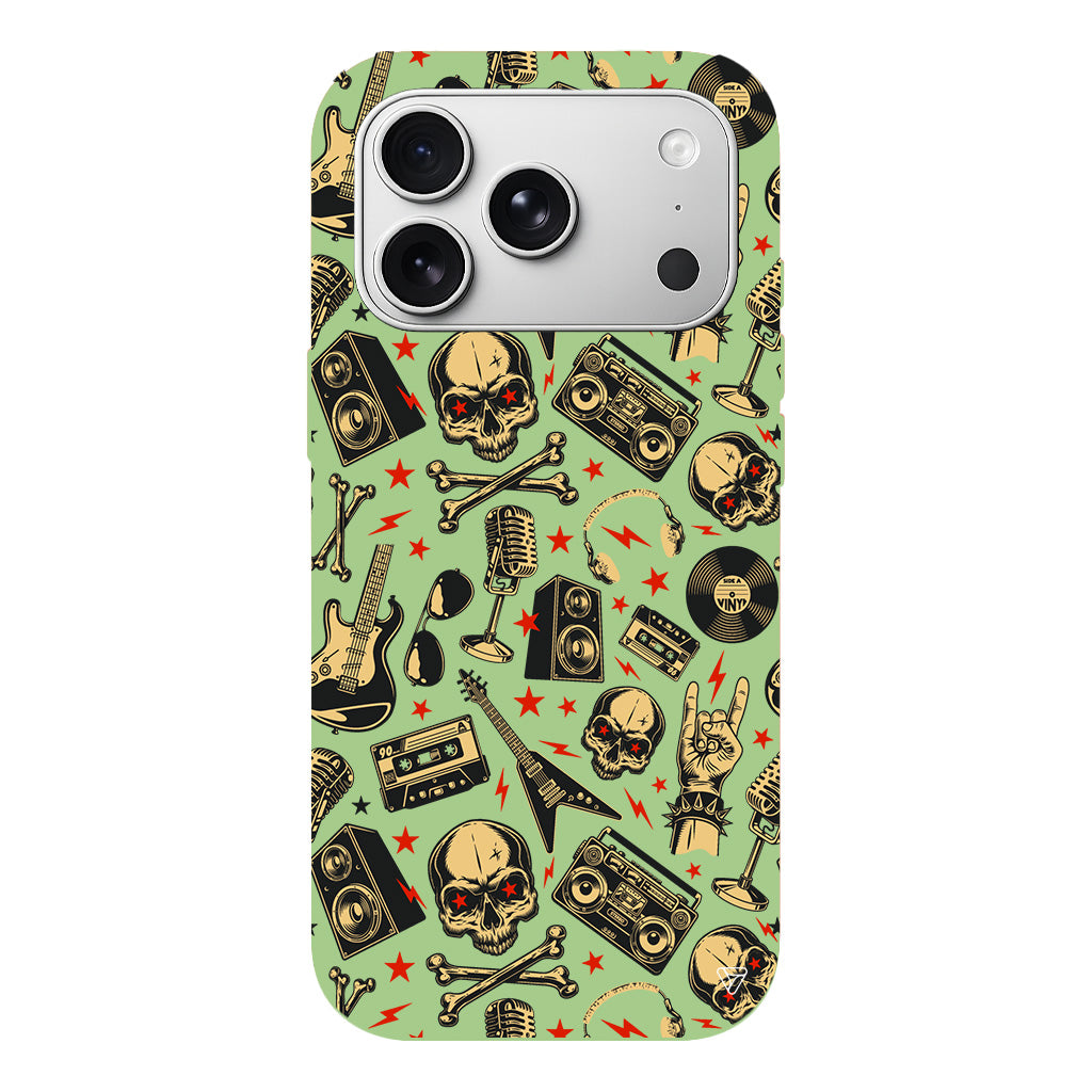 Rock Lansman Model İçi Kadife Silikon Telefon Kılıfı