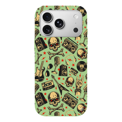 Rock Lansman Model İçi Kadife Silikon Telefon Kılıfı