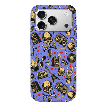 Rock Lansman Model İçi Kadife Silikon Telefon Kılıfı