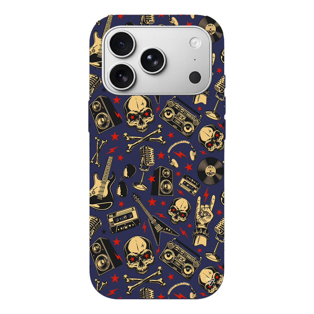 Rock Lansman Model İçi Kadife Silikon Telefon Kılıfı