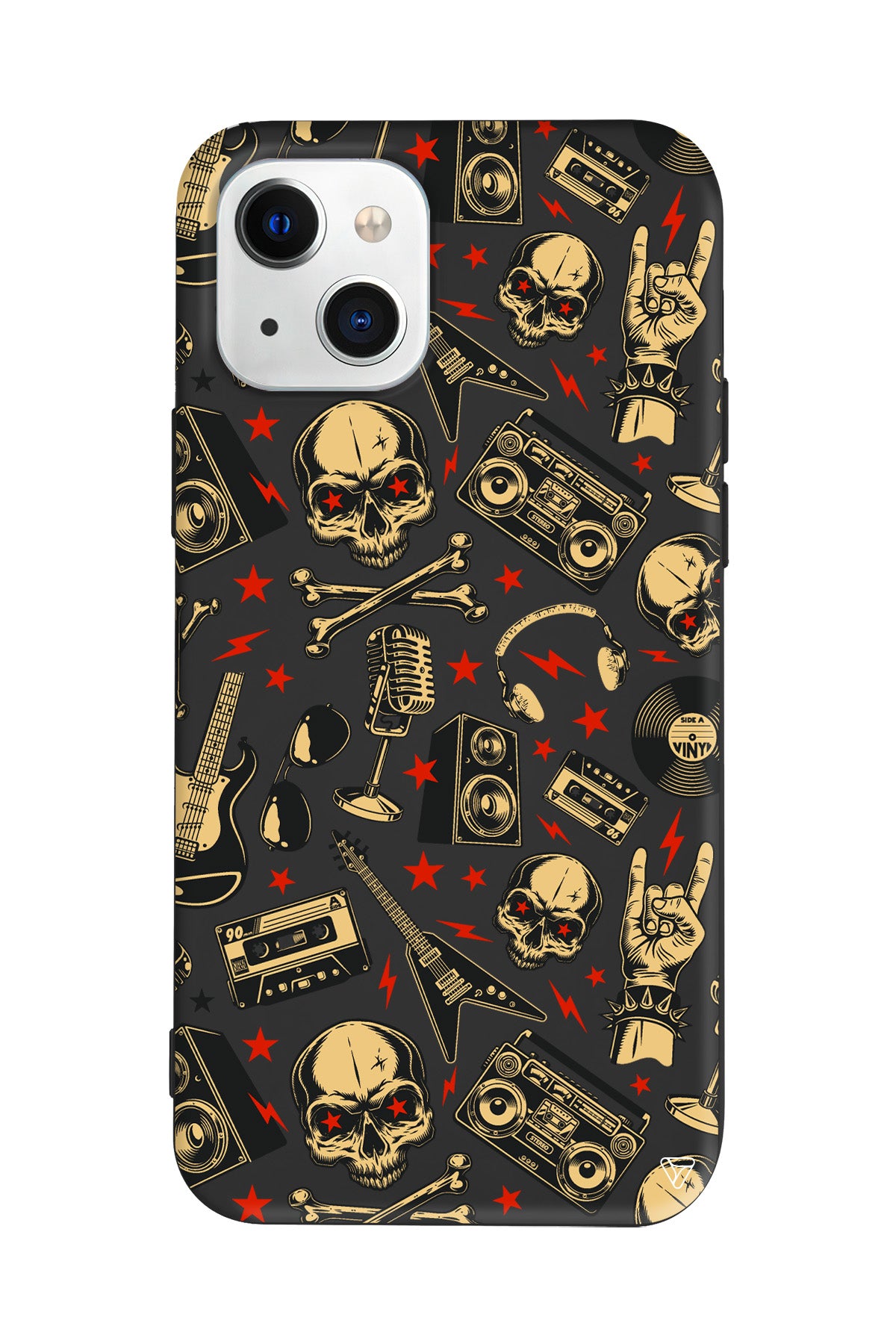 Rock Lansman Model İçi Kadife Silikon Telefon Kılıfı – Plus Serisine Özel