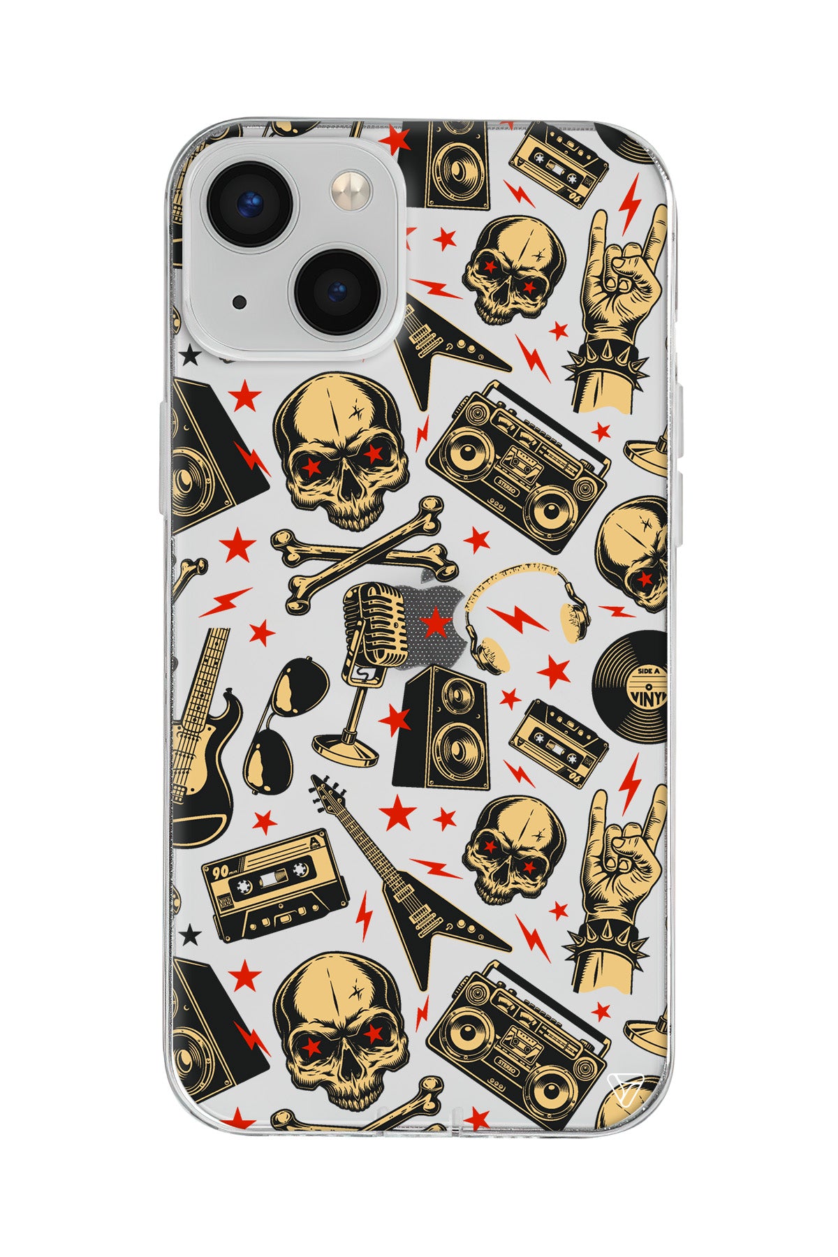 Rock Lansman Model İçi Kadife Silikon Telefon Kılıfı