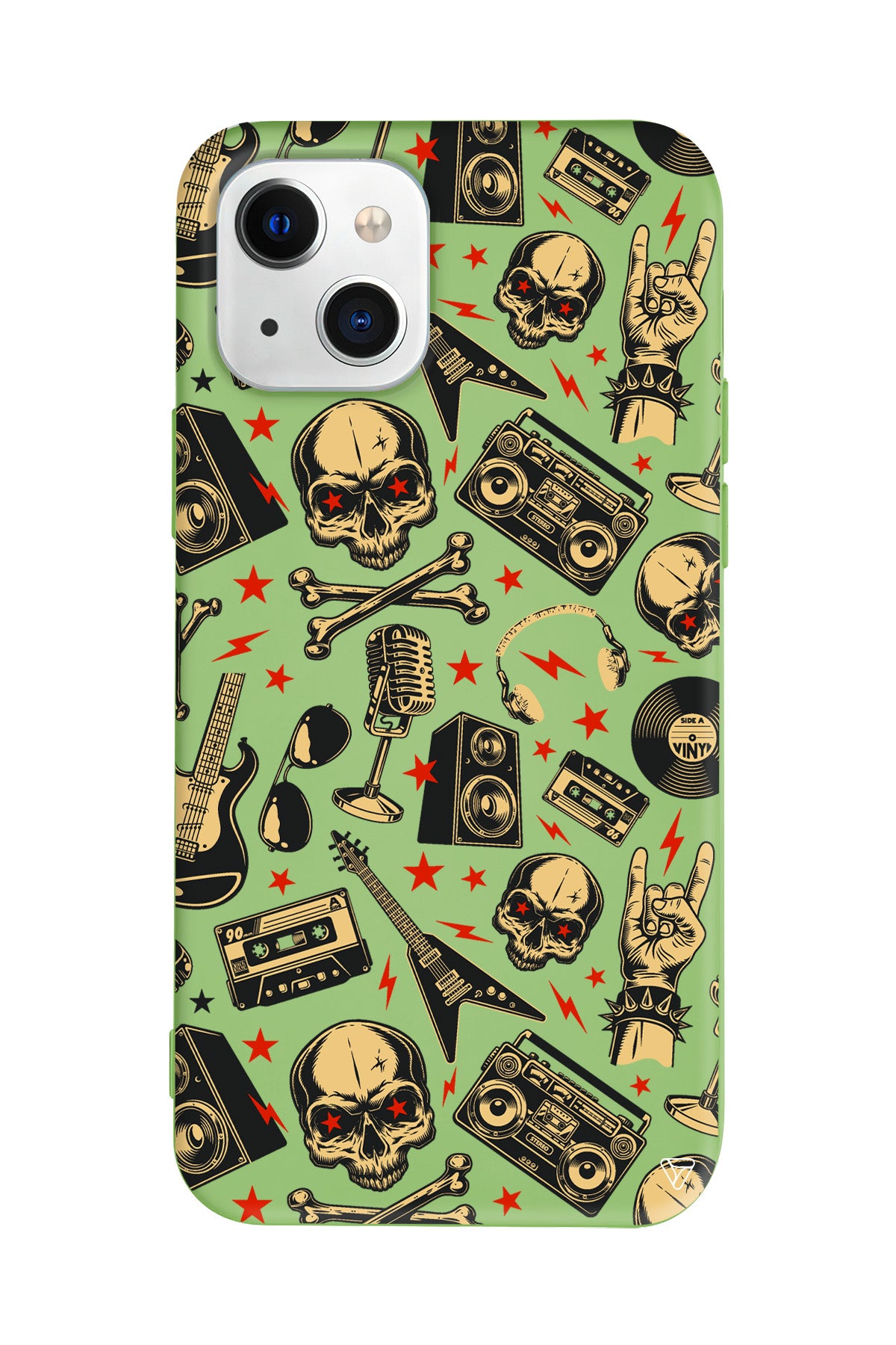 Rock Lansman Model İçi Kadife Silikon Telefon Kılıfı