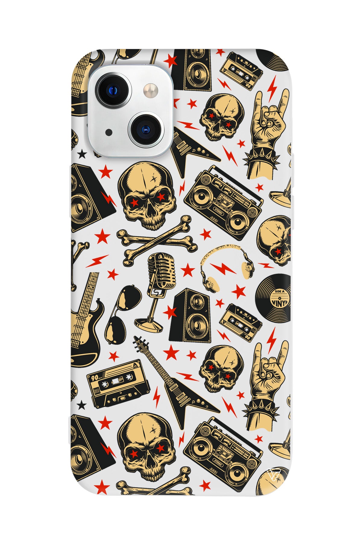 Rock Lansman Model İçi Kadife Silikon Telefon Kılıfı