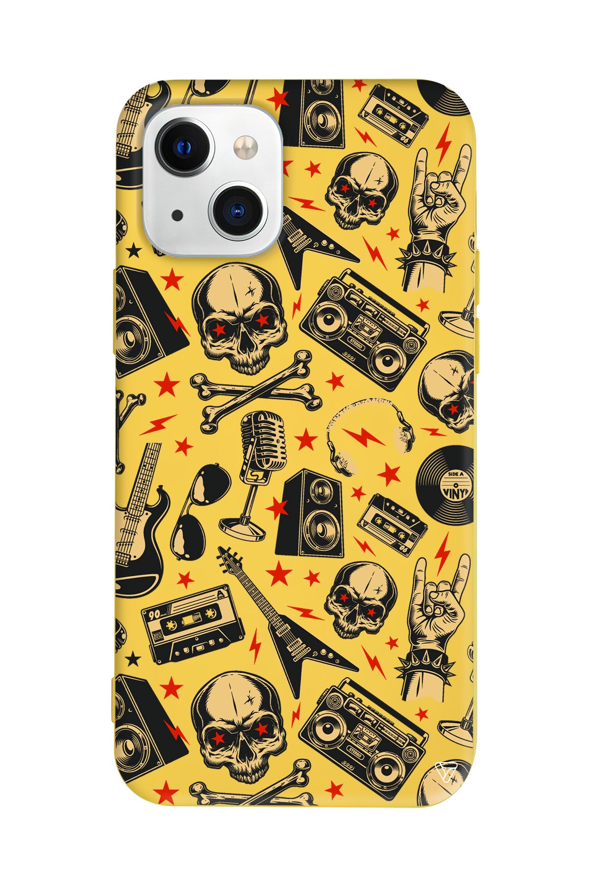 Rock Lansman Model İçi Kadife Silikon Telefon Kılıfı