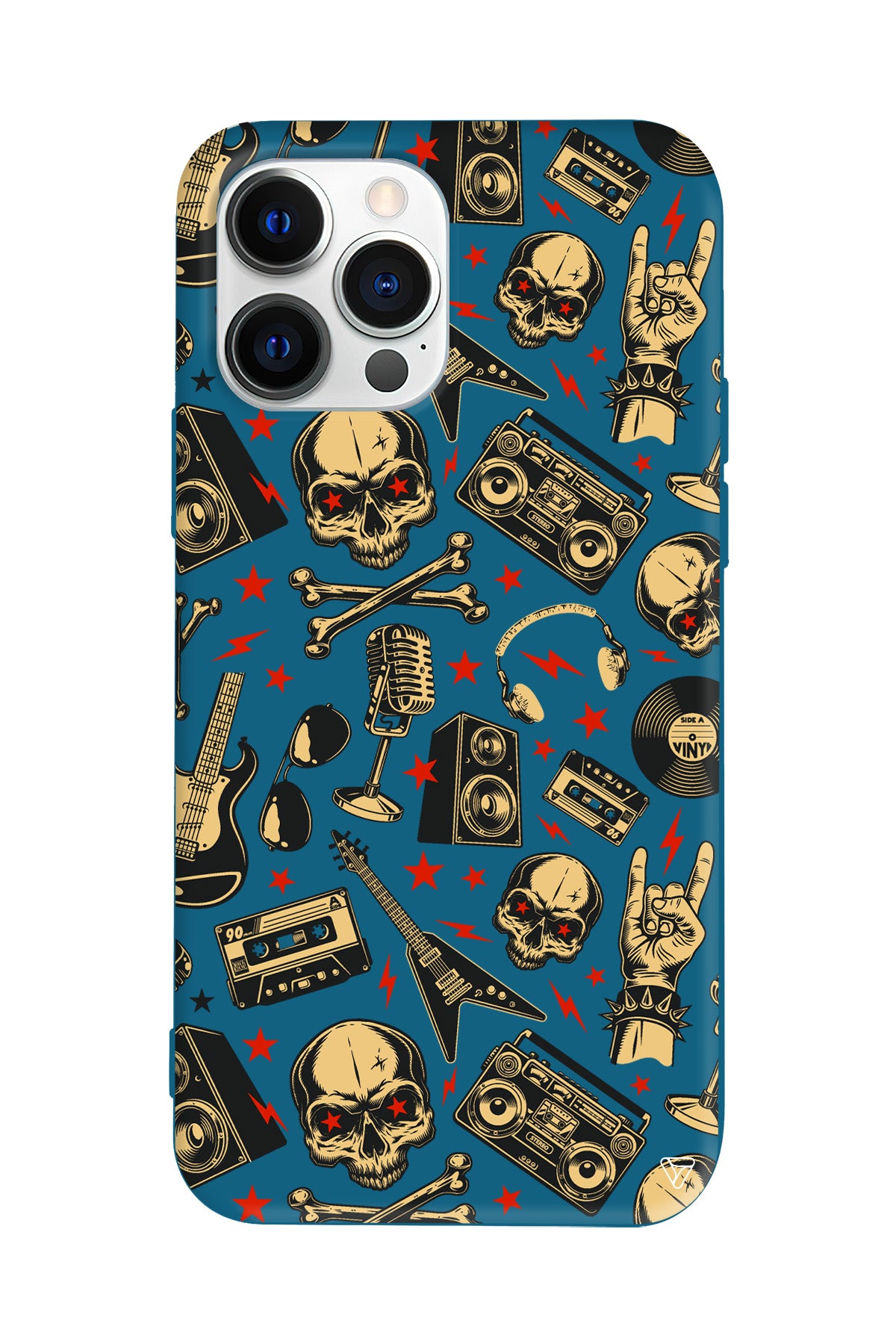 Rock Lansman Model İçi Kadife Silikon Telefon Kılıfı