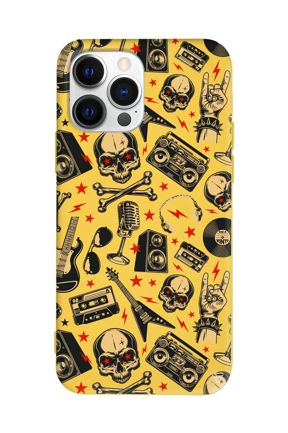 Rock Lansman Model İçi Kadife Silikon Telefon Kılıfı