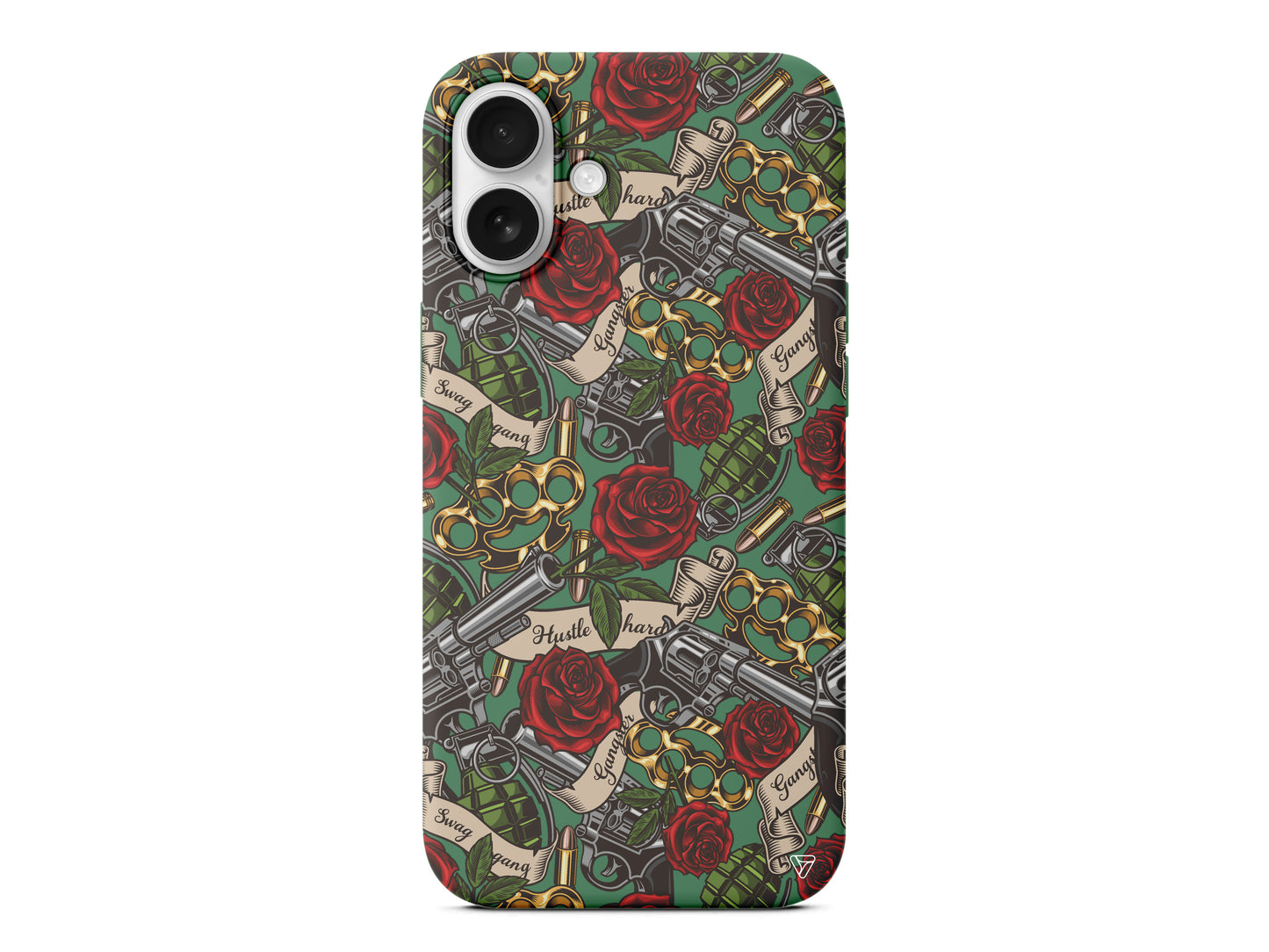 Rose and Gun Lansman Model İçi Kadife Silikon Telefon Kılıfı – Plus Serisine Özel