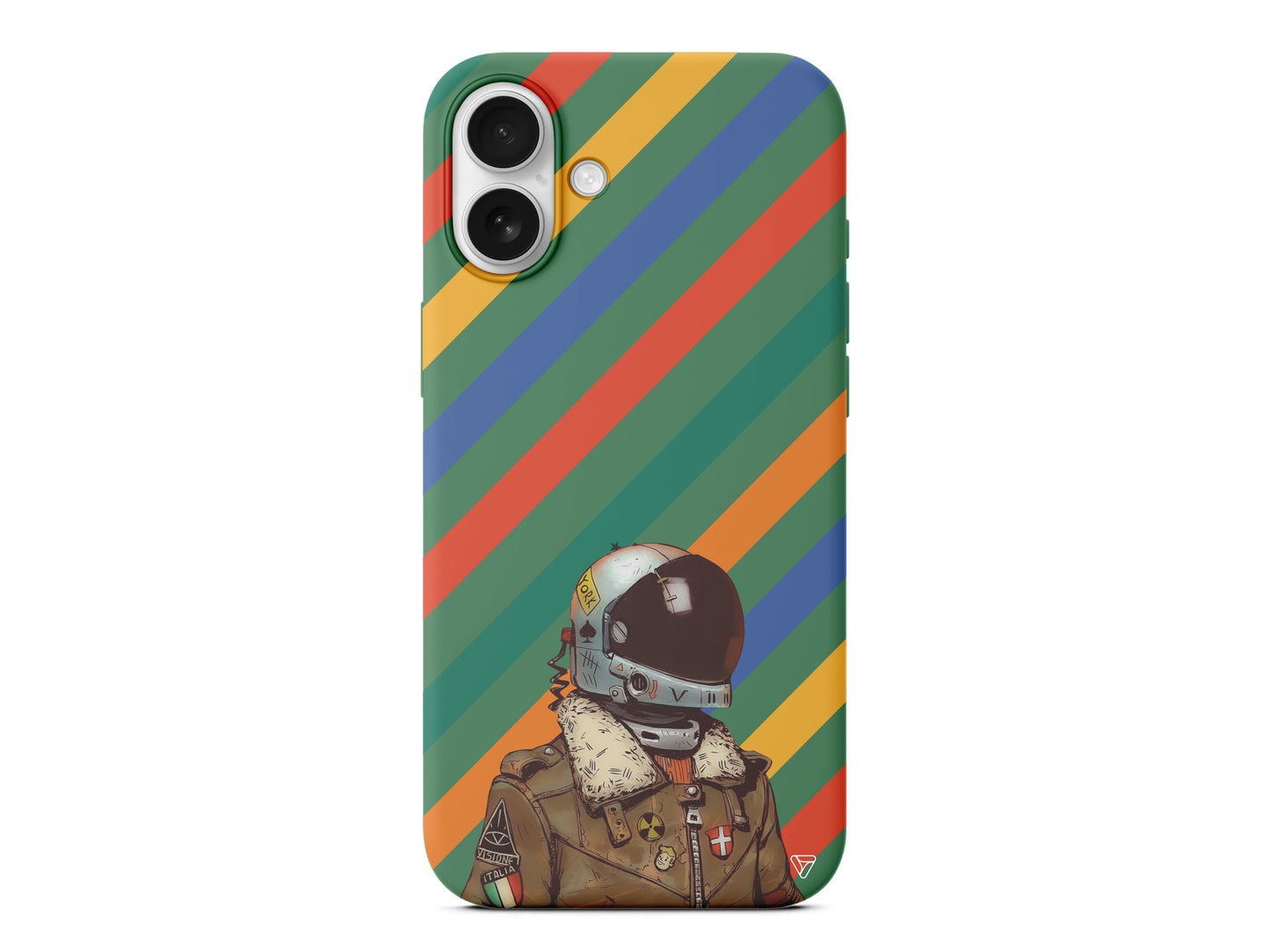 Renkli Astronot Lansman Model İçi Kadife Silikon Telefon Kılıfı – Plus Serisine Özel