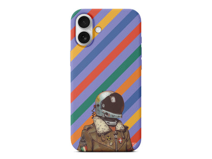 Renkli Astronot Lansman Model İçi Kadife Silikon Telefon Kılıfı – Plus Serisine Özel