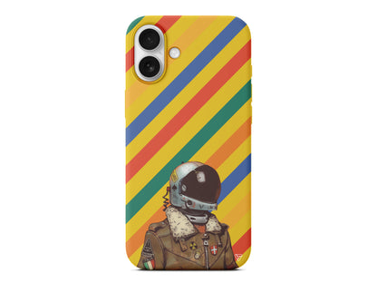 Renkli Astronot Lansman Model İçi Kadife Silikon Telefon Kılıfı – Plus Serisine Özel