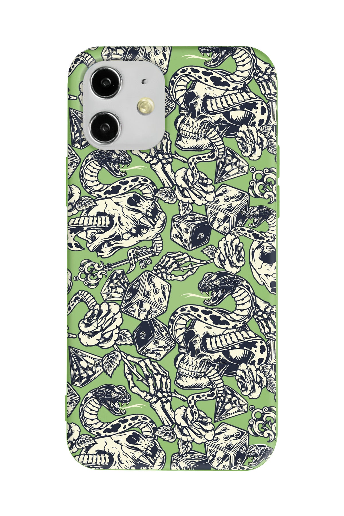 Death Lansman Model İçi Kadife Silikon Telefon Kılıfı