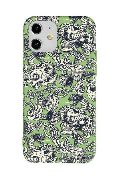 Death Lansman Model İçi Kadife Silikon Telefon Kılıfı