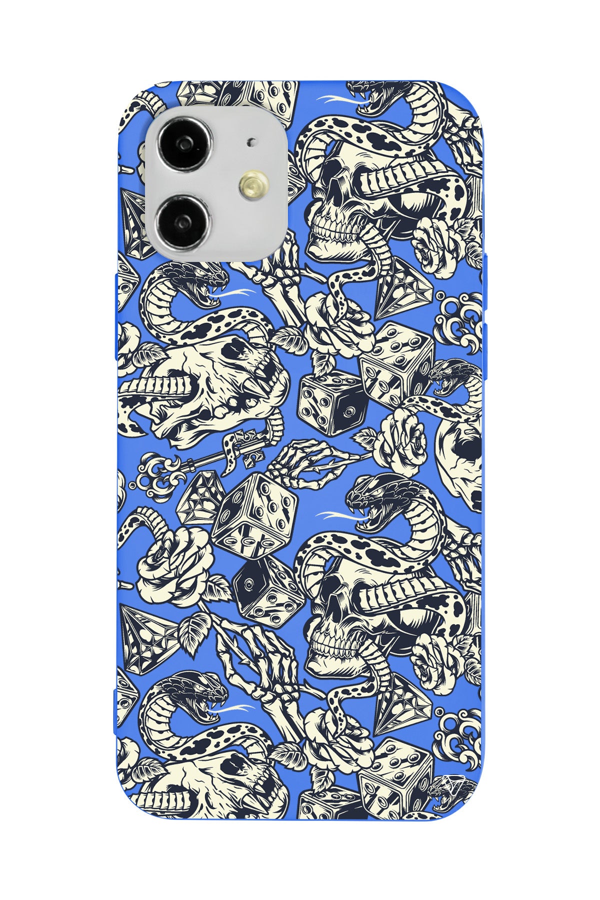 Death Lansman Model İçi Kadife Silikon Telefon Kılıfı