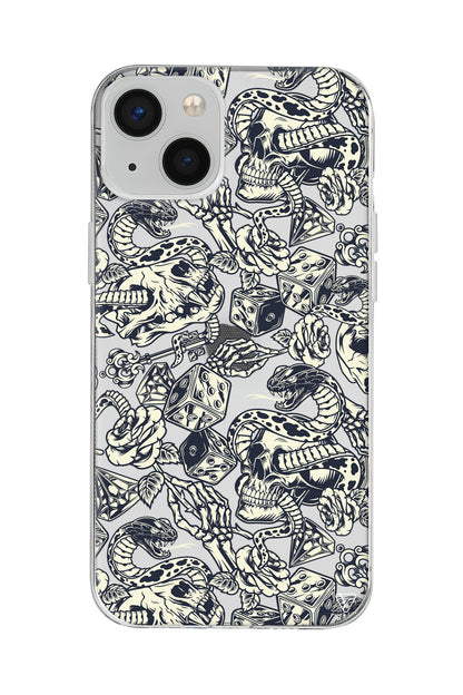 Death Lansman Model İçi Kadife Silikon Telefon Kılıfı