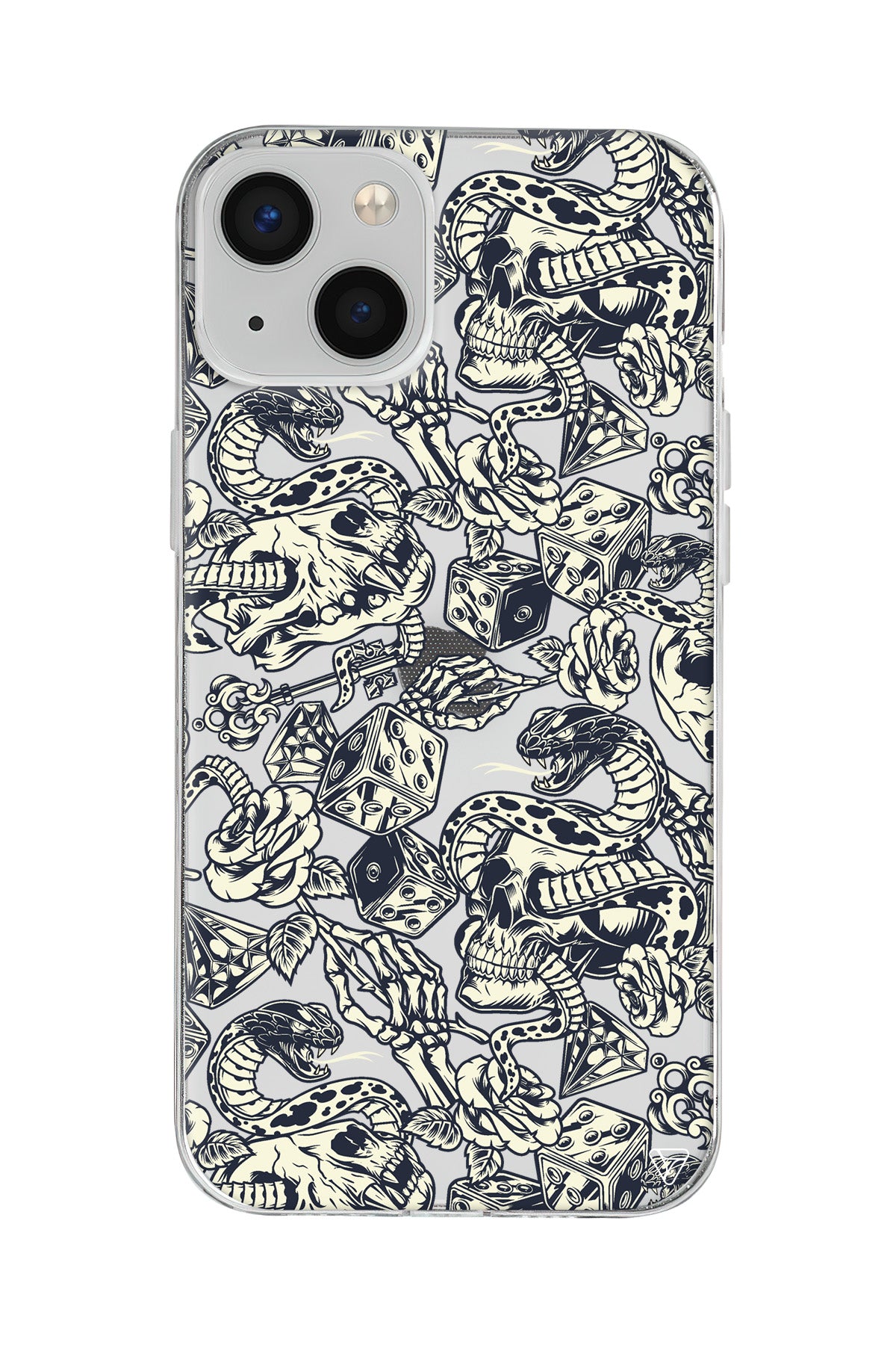 Death Lansman Model İçi Kadife Silikon Telefon Kılıfı – Plus Serisine Özel