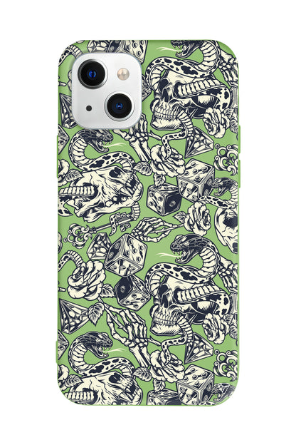 Death Lansman Model İçi Kadife Silikon Telefon Kılıfı