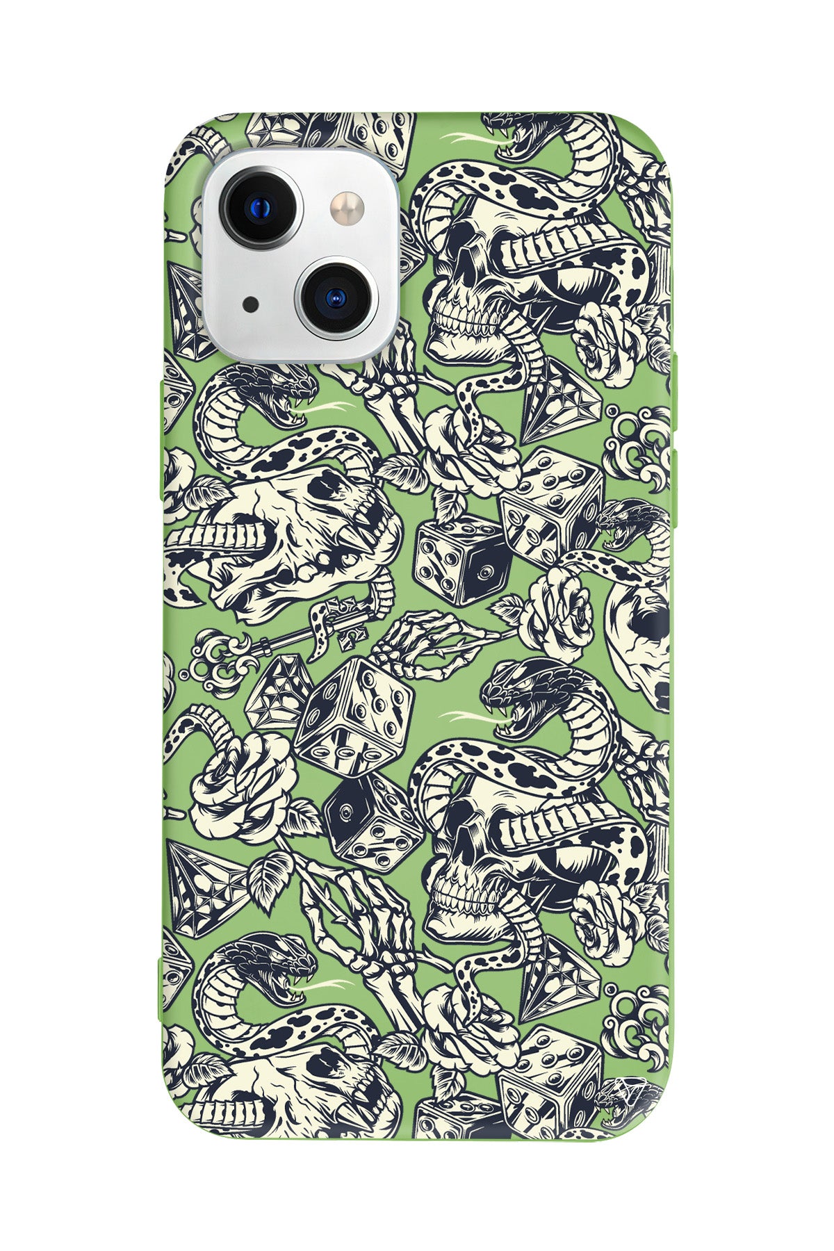 Death Lansman Model İçi Kadife Silikon Telefon Kılıfı – Plus Serisine Özel