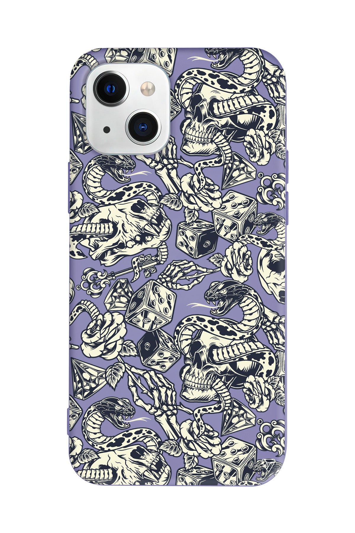 Death Lansman Model İçi Kadife Silikon Telefon Kılıfı – Plus Serisine Özel