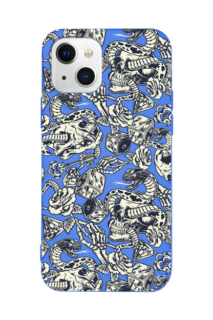 Death Lansman Model İçi Kadife Silikon Telefon Kılıfı