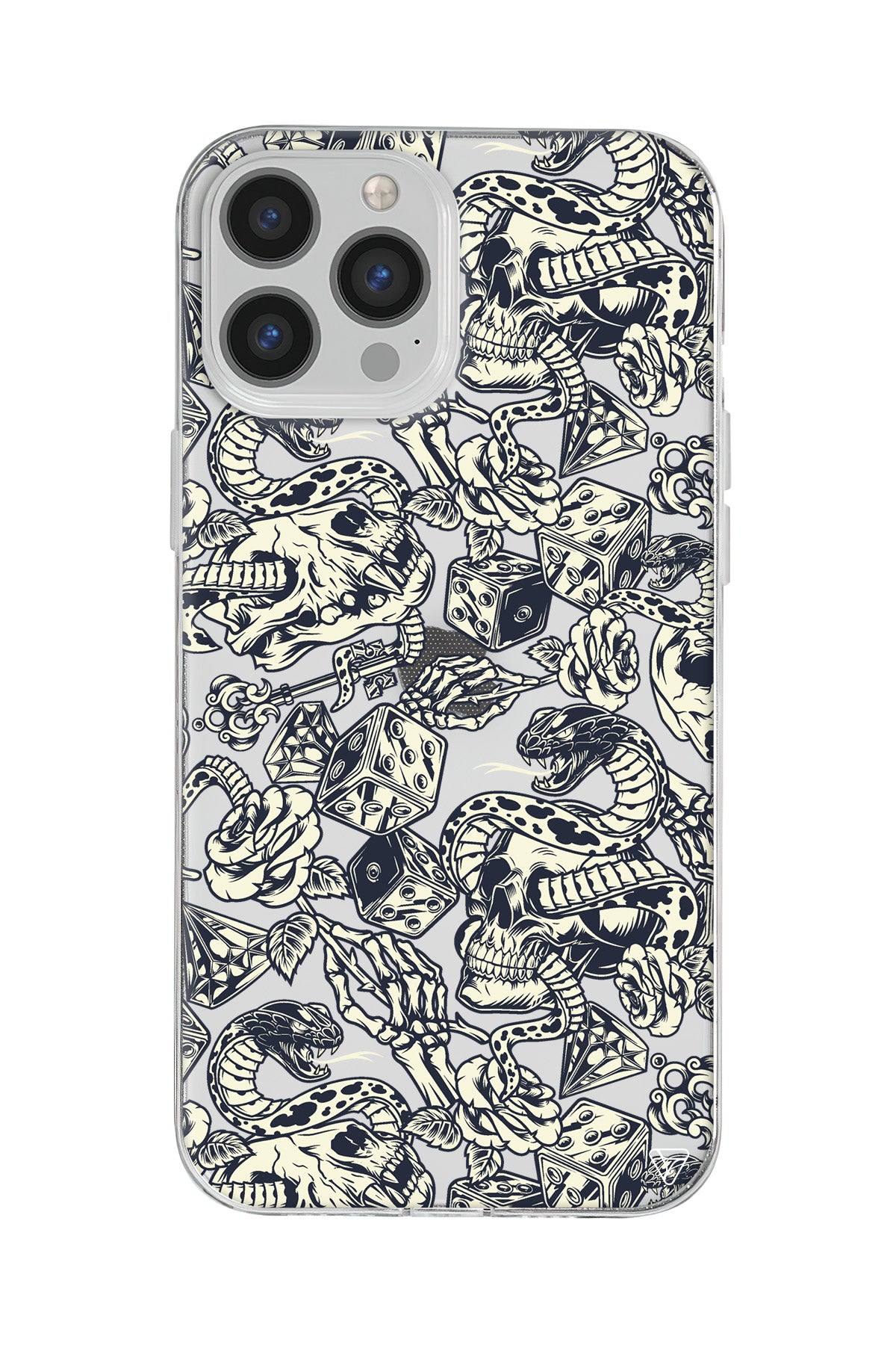 Death Lansman Model İçi Kadife Silikon Telefon Kılıfı