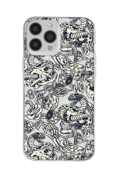 Death Lansman Model İçi Kadife Silikon Telefon Kılıfı