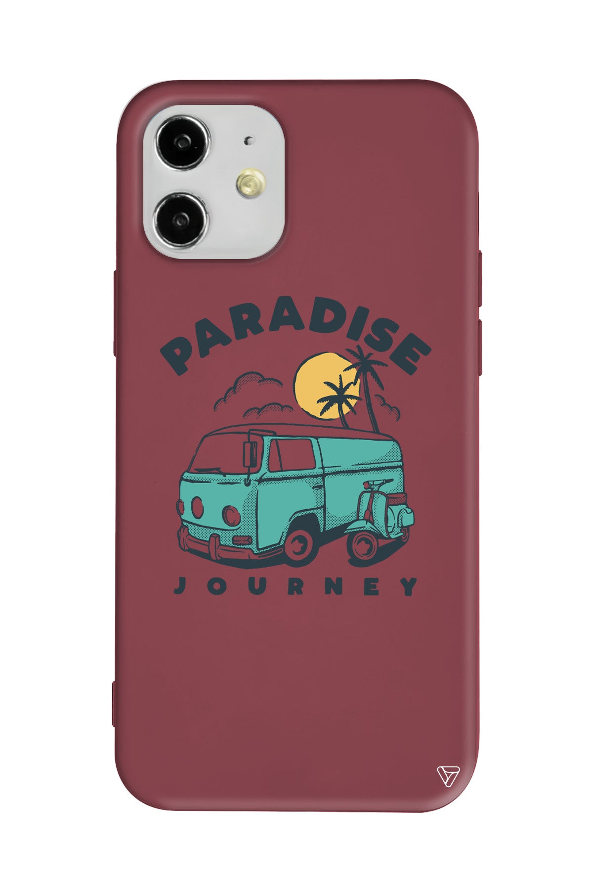 Paradise Lansman Model İçi Kadife Silikon Telefon Kılıfı